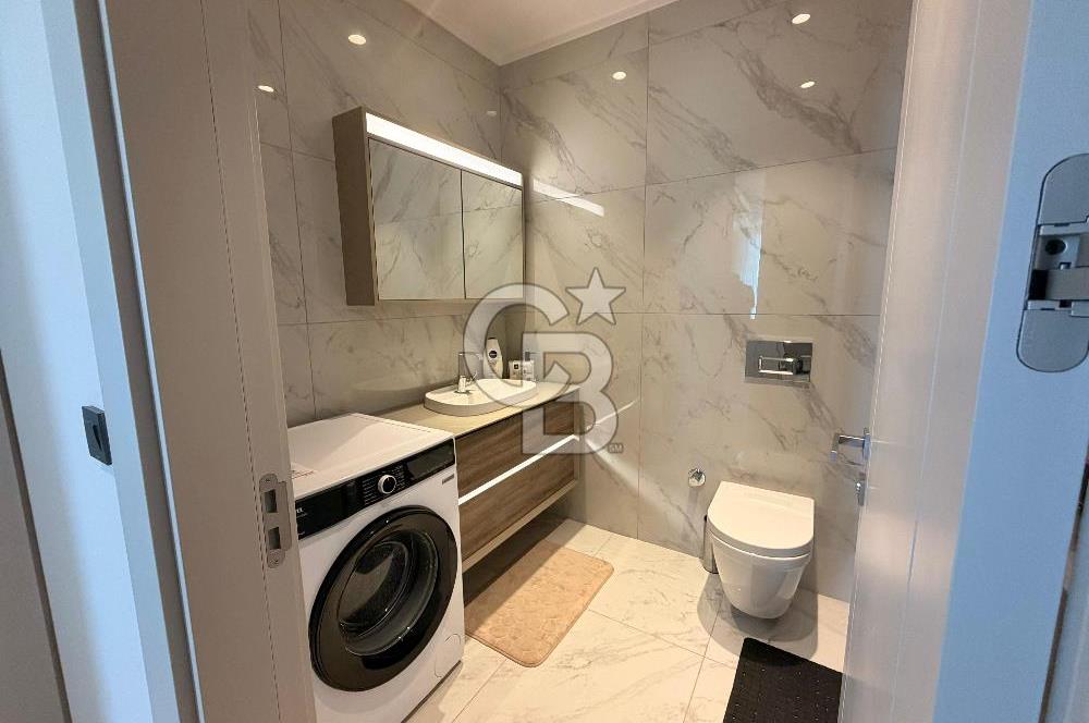 Alsancak Evora'da Full Deniz Manzaralı 1+1 Eşyalı kiralık Daire