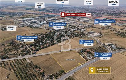 GÖLBAŞI RUNKUŞ'TA 3300 M2 YATIRIMLIK HİSSE