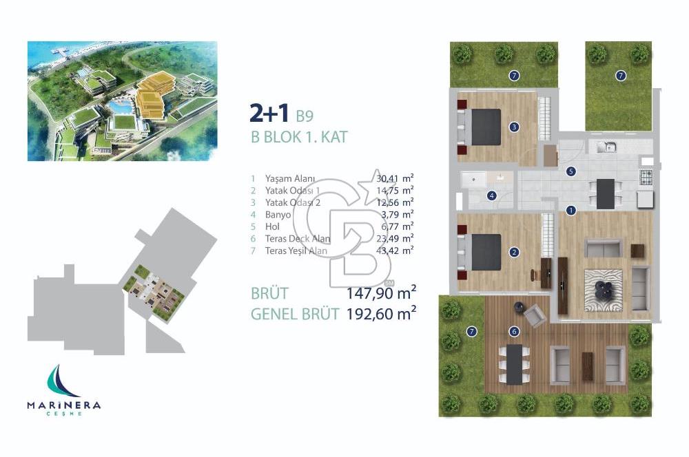 ÇEŞME'NİN EN PRESTİJLİ PROJESİNDE LÜKS 2+1 RESIDENCE