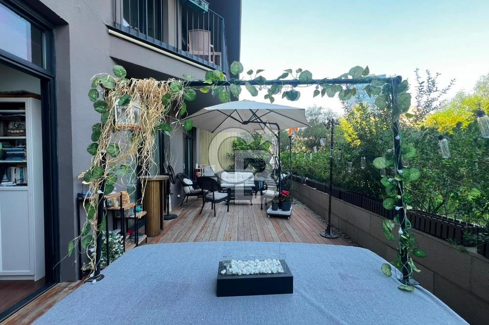 Folkart Time Kiralık 2+1 Bahçe ve Verandalı Daire