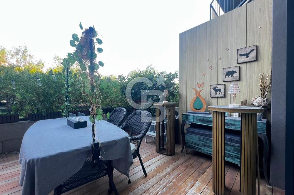 Folkart Time Kiralık 2+1 Bahçe ve Verandalı Daire