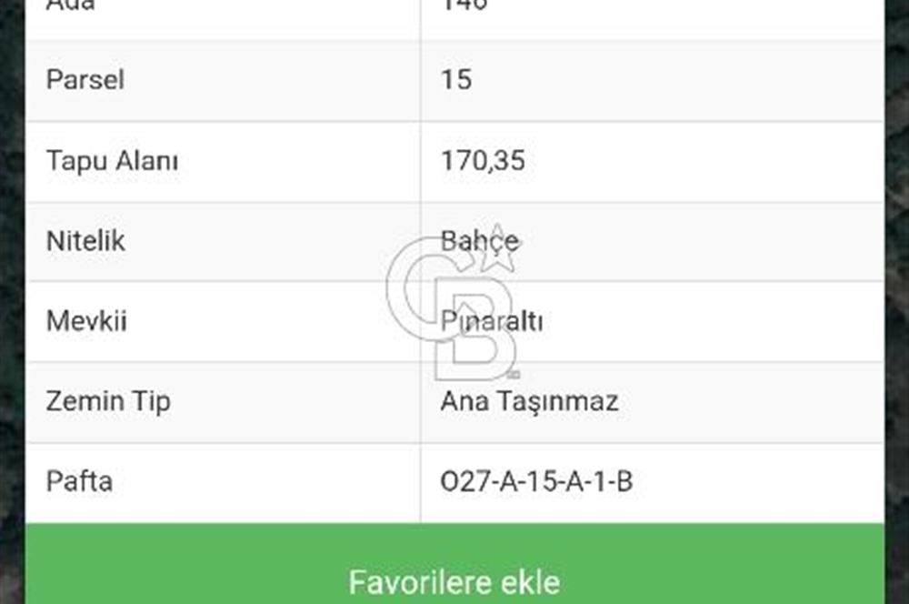 Antalya Akseki Güneykaya'da Satılık Bahçe