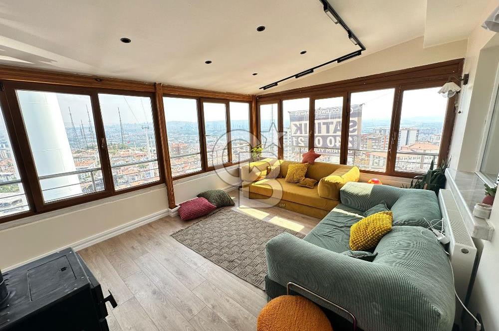 PANORAMİK ANKARA MANZARALI MASRAFSIZ SATILIK 6+2 DUBLEKS DAİRE