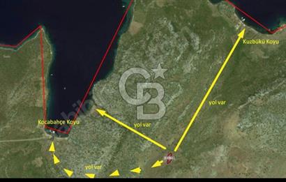 MUĞLA BOZBURUN ADASI TEK TAPU FIRSAT YATIRIM DENİZE 700 Metre