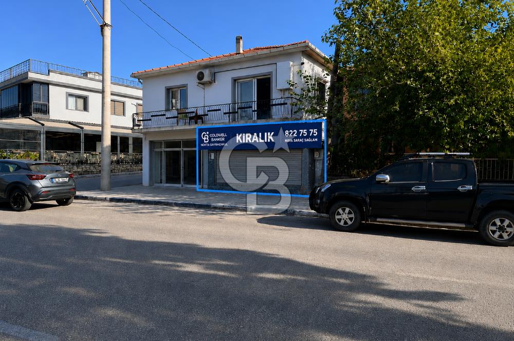 Foça Bağarası Ana Cadde Üzerinde Kiralık Dükkan