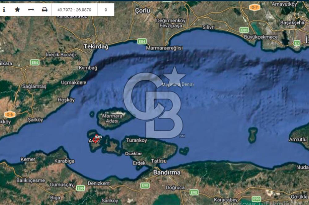 AVŞA ADASINDA DENİZE YAKIN 180m2 MUHTEŞEM KONUMLU VİLLA ARSASI