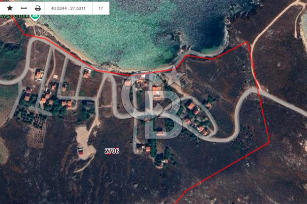 AVŞA ADASINDA DENİZE YAKIN 180m2 MUHTEŞEM KONUMLU VİLLA ARSASI