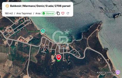 AVŞA ADASINDA DENİZE YAKIN 180m2 MUHTEŞEM KONUMLU VİLLA ARSASI