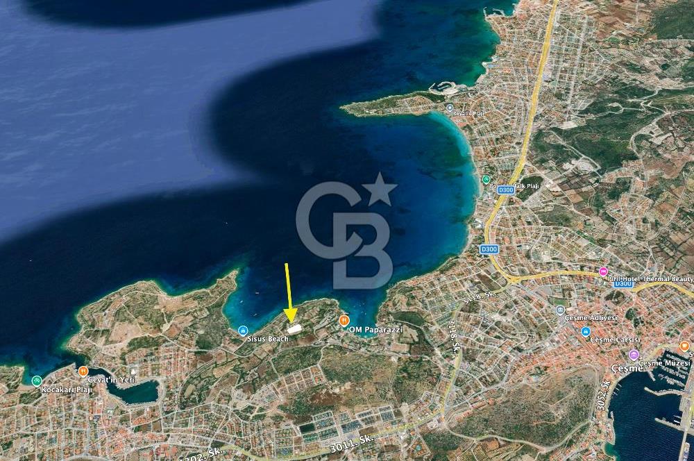 ÇEŞME'DE SATILIK 4600 M2 ARAZİ, DENİZE YÜRÜME MESAFESİNDE