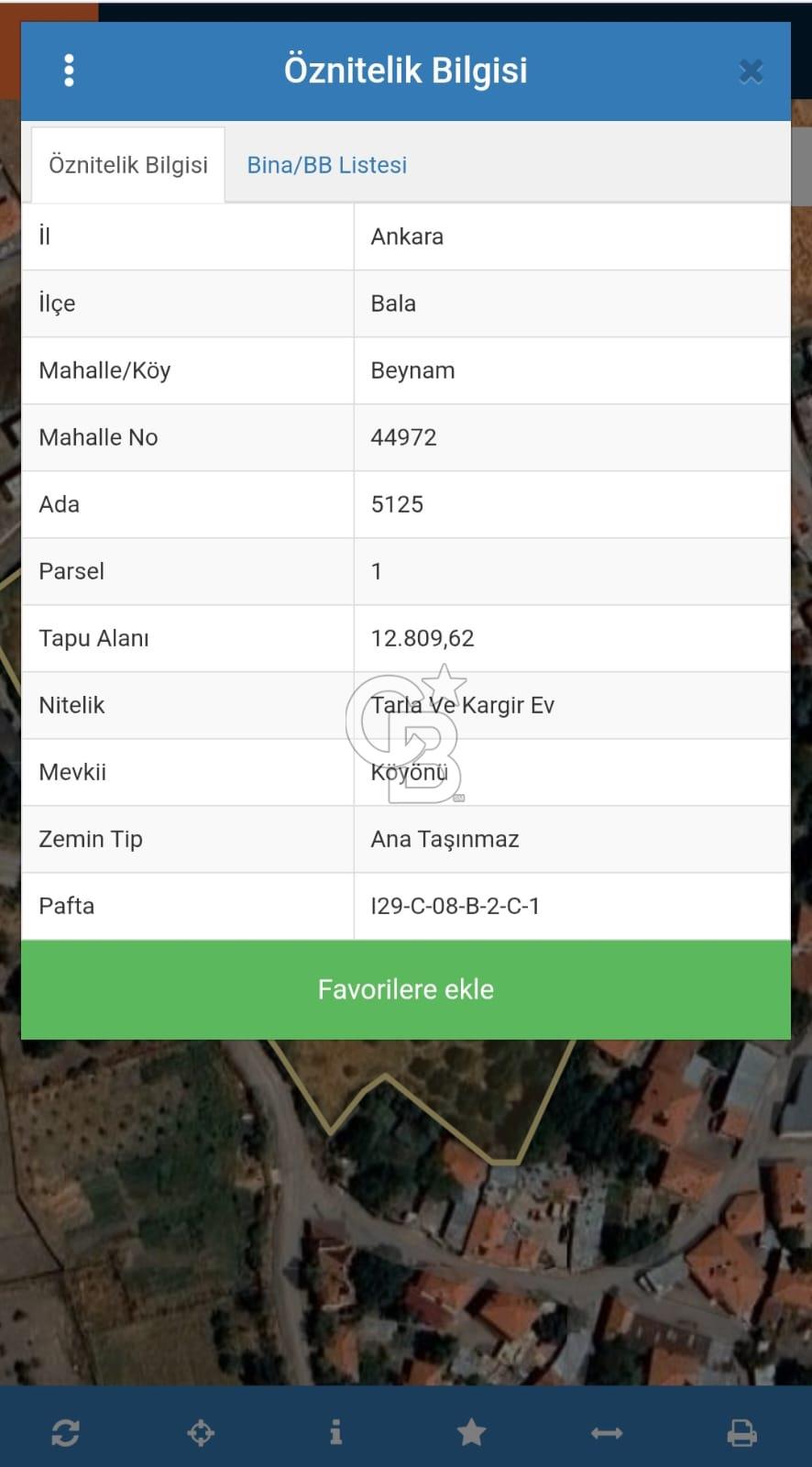 ANKARA BALA BEYNAM'DA SATILIK 12.809 m2 ARSA İÇİNDE ÇİFTLİK EVİ