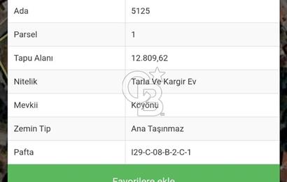 ANKARA BALA BEYNAM'DA SATILIK 12.809 m2 ARSA İÇİNDE ÇİFTLİK EVİ