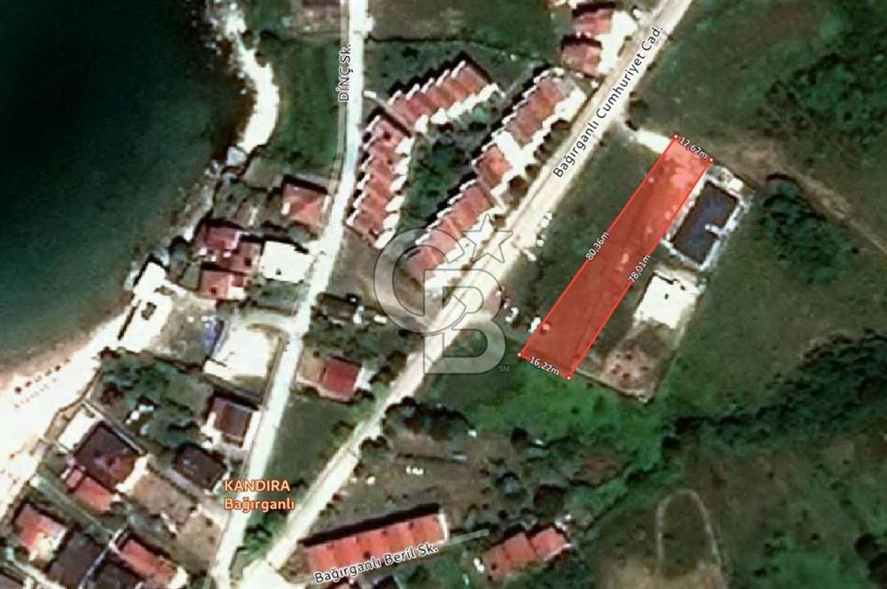 KANDIRA BAĞIRGANLI'DA HARİKA KONUMDA İMARLI ARSA