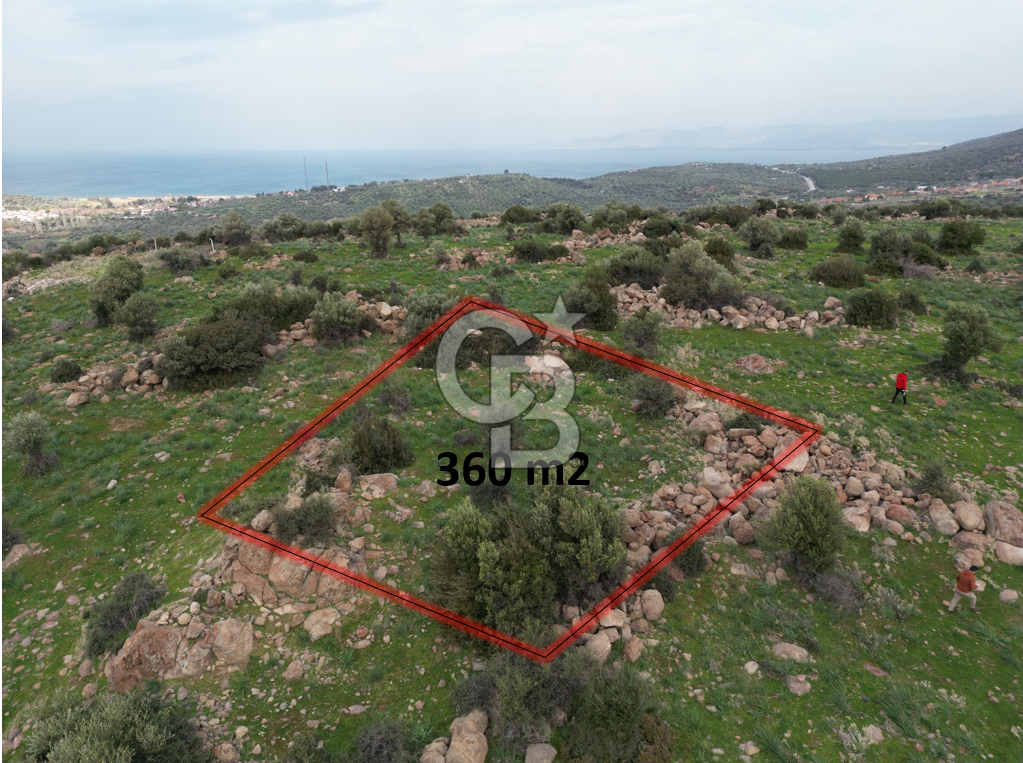 İZMİR/DİKİLİ/BADEMLİ/ SATILIK 360M2 TEK TAPU ARSA