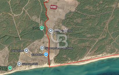 Denize yürüme mesafesinde Yeniyerler Mevkii Satılık 8755m2 Tarla