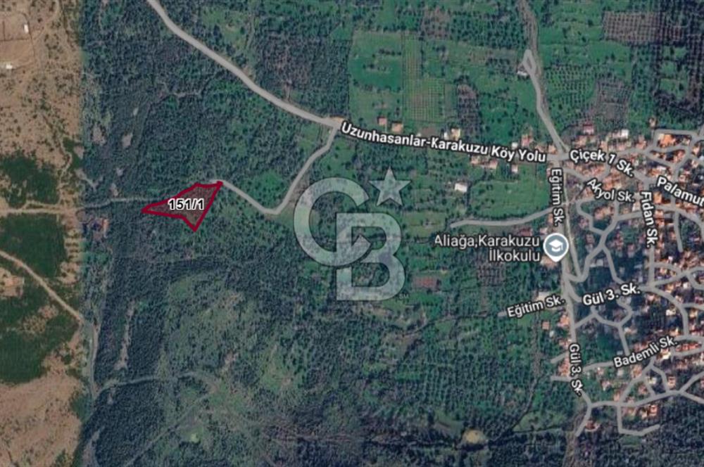 CB Odak'tan Karakuzu'da yola cepheli 4.530 m2 satılık tarla