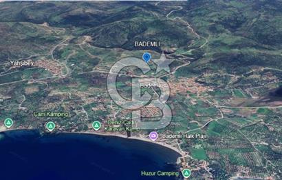DİKİLİ BADEMLİ'DE (385 M²) VİLLA İMARLI ARSA