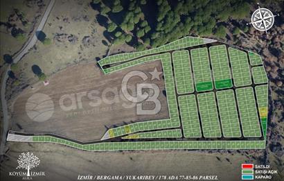 BERGAMA KOZAK YAYLASINDA 200 m2 SATILIK YAŞAM VE YATIRIM BAHÇESİ