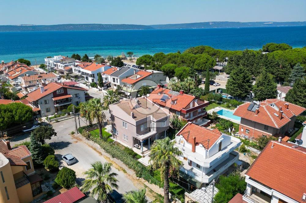 ÇANAKKALE GÜZELYALI DENİZE 100 MT MESAFEDE 4+1 MÜSTAKİL VİLLA 