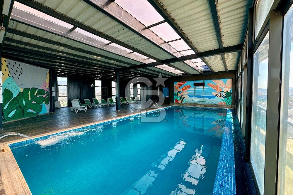 Ontan Bayraklı'da Kiralık Eşyalı Cadde Cepheli Ferah 1+1 Daire