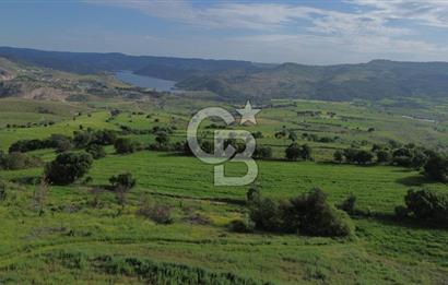 ÇANAKKALE KEMEL KÖYÜNDE BARAJ MANZARALI YATIRIMLIK TARLA