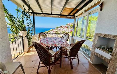 BODRUM-ORMANCILAR SİTESİ DENİZ MANZARALI KİRALIK VİLLA