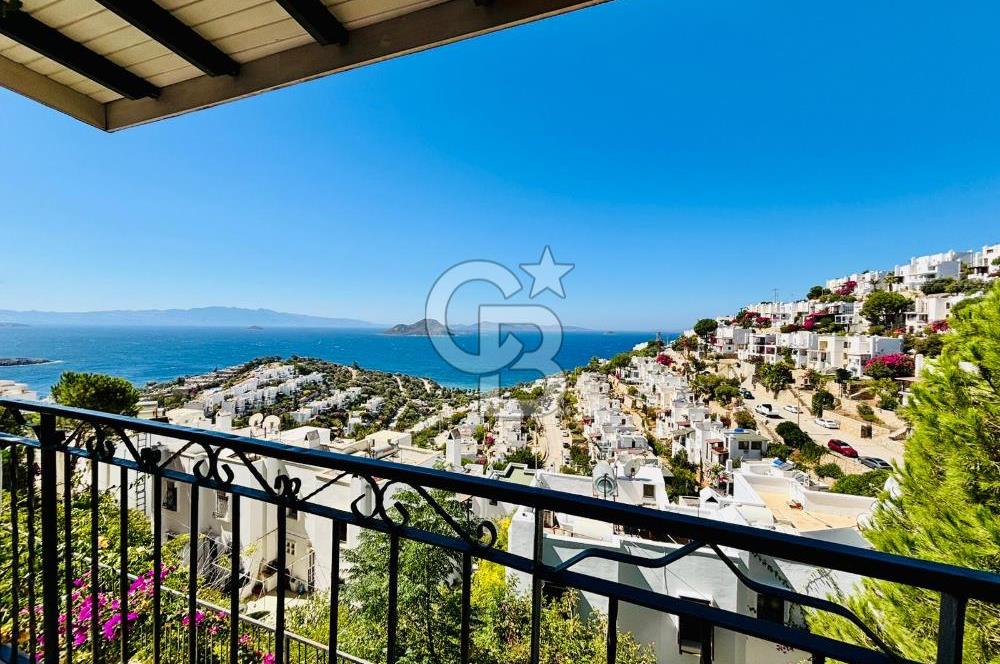 BODRUM-ORMANCILAR SİTESİ DENİZ MANZARALI KİRALIK VİLLA