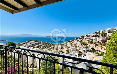 BODRUM-ORMANCILAR SİTESİ DENİZ MANZARALI KİRALIK VİLLA