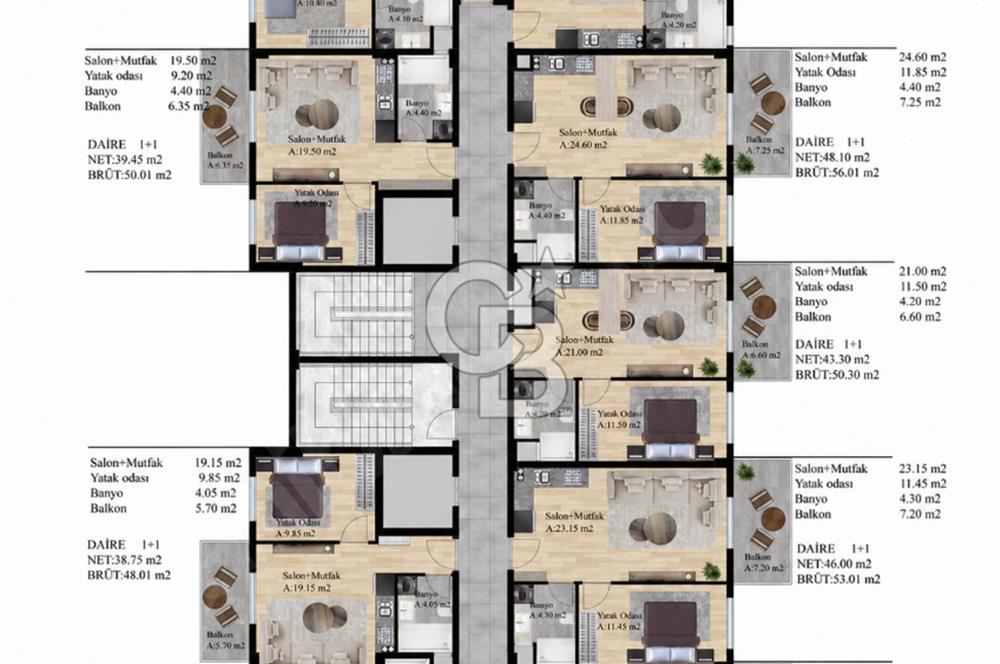 MENEMEN KOYUNDERE'DE HAVUZLU SİTEDE 2+1 SATILIK DAİRE