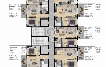MENEMEN KOYUNDERE'DE HAVUZLU SİTEDE 2+1 SATILIK DAİRE
