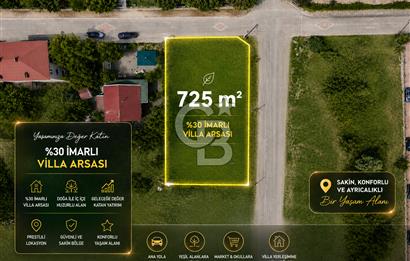 YENİKÖY'DE PRESTİJLİ KONUMDA, SATILIK 725 m² VİLLA İMARLI ARSA