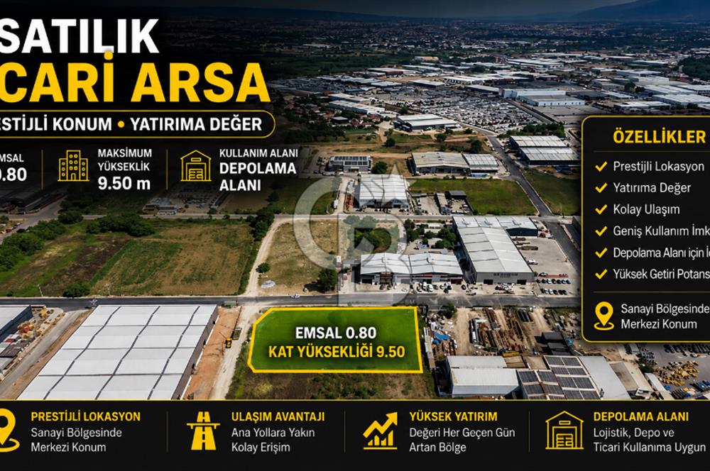 BAŞİSKELE KULLAR'DA SATILIK 2.062 M² DEPOLAMA ALANI | 0.80 EMSAL