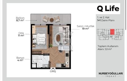 SEFERİHİSAR DEVLET HASTANESİ KARŞISI LÜKS SIFIR 1+1 DAİRE
