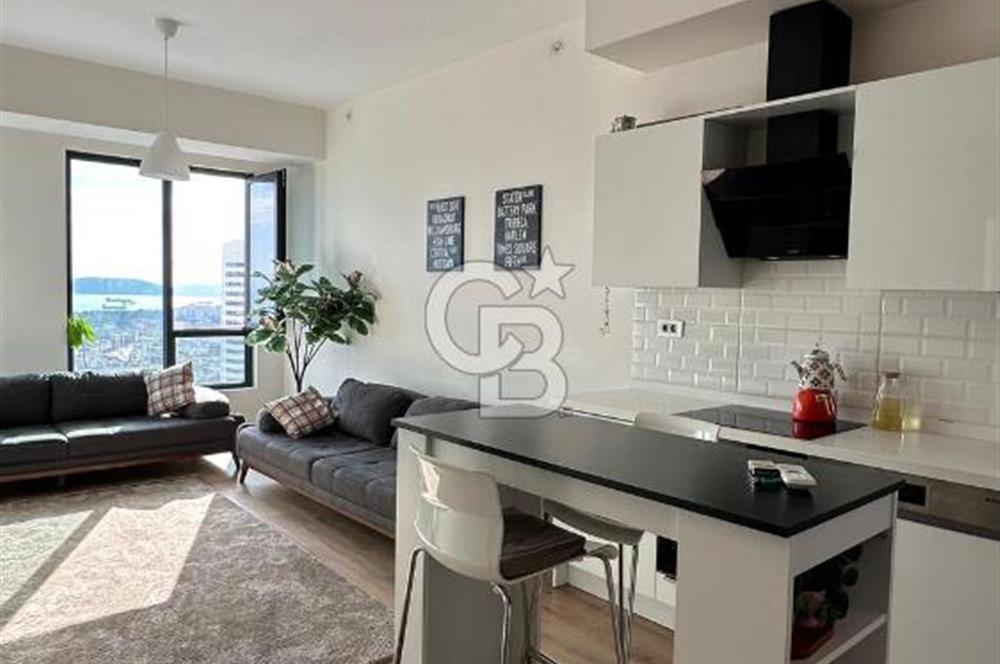 Kartal PROPA VİSTA 1+1 Eşyalı Satılık 22.Kat Deniz Manzara Metro