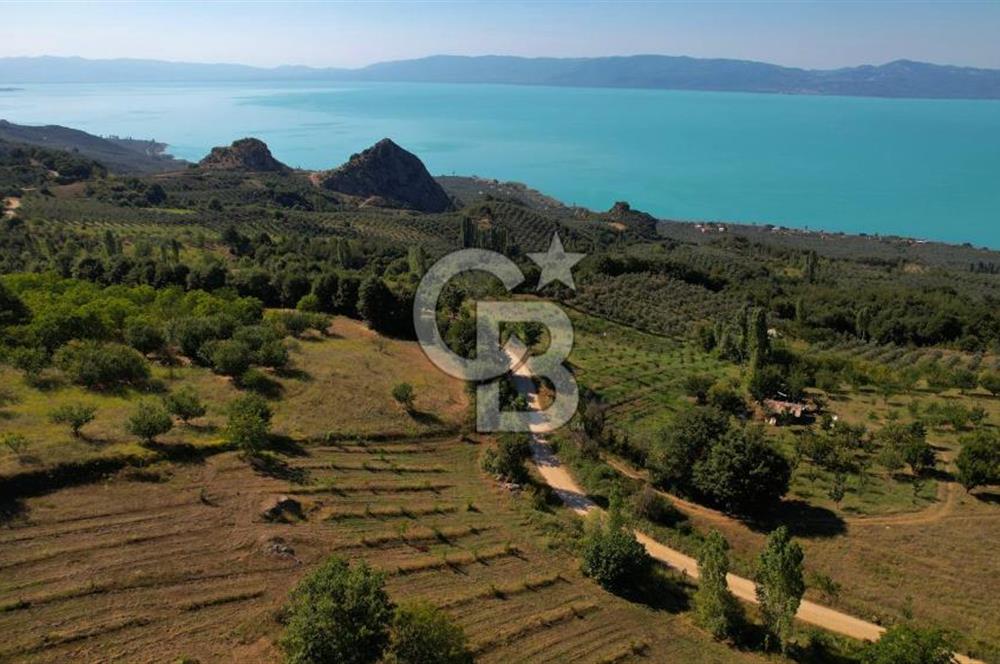 BURSA İZNİK GÖLLÜCE ANA YOLA CEPHELİ GÖL MANZARALI SATILIK ARSA
