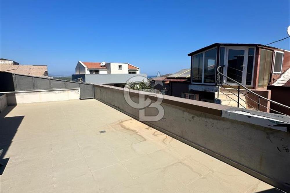GÜZELBAHÇE'DE KİRALIK EŞYALI 1+1 TERASLI DUBLEKS DAİRE
