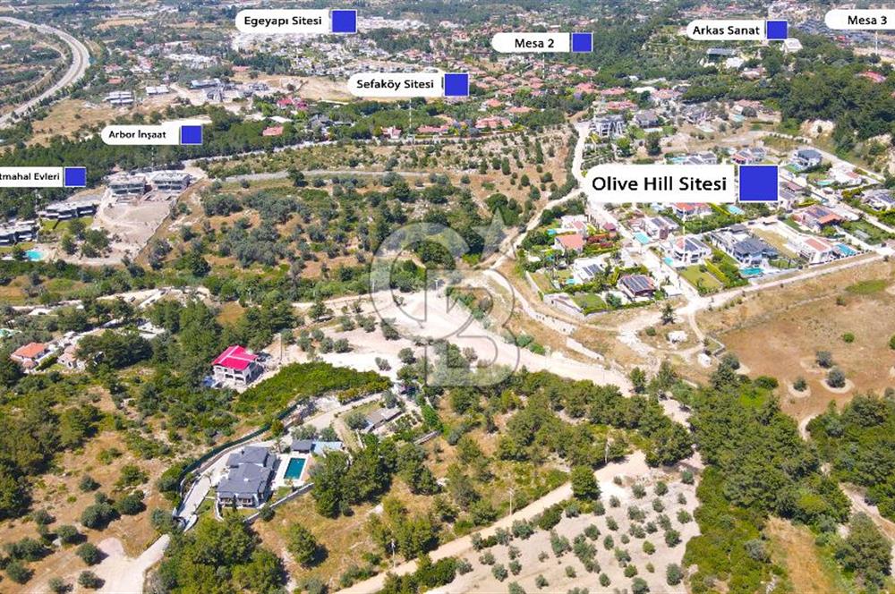 Urla Kekliktepe'de İmarlı Villa Arsası Sefaköy Caddesinde
