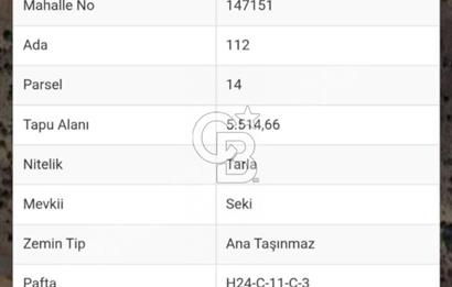 KÖY ÜSTÜ EMSALSİZ DOĞA MANZARALI 88 METRE RESMİ YOLA CEPHELİ