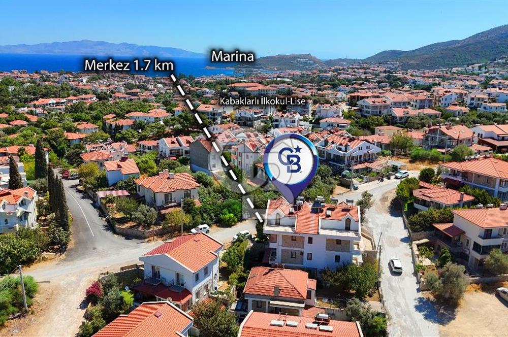 Datça Merkeze Yakın Eşyalı - Bahçeli 1+1 Geniş Daire