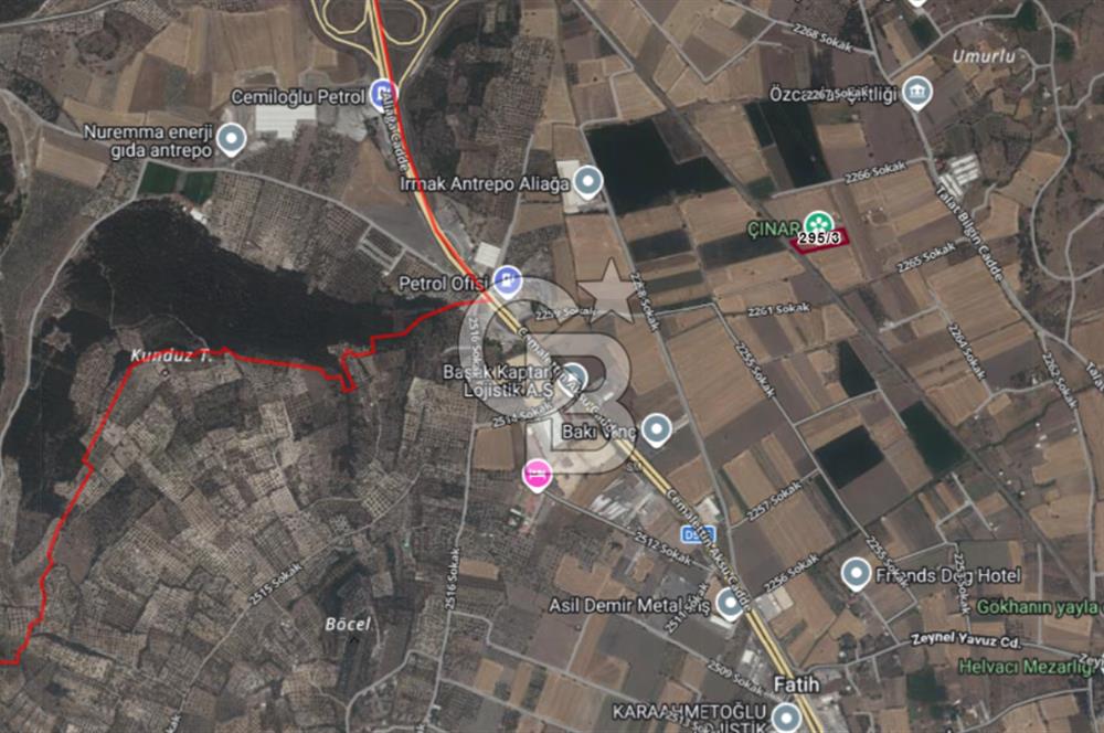 ALİAĞA HELVACIDA BAĞIMSIZ TAPULU 201 M² SATILIK TARLA