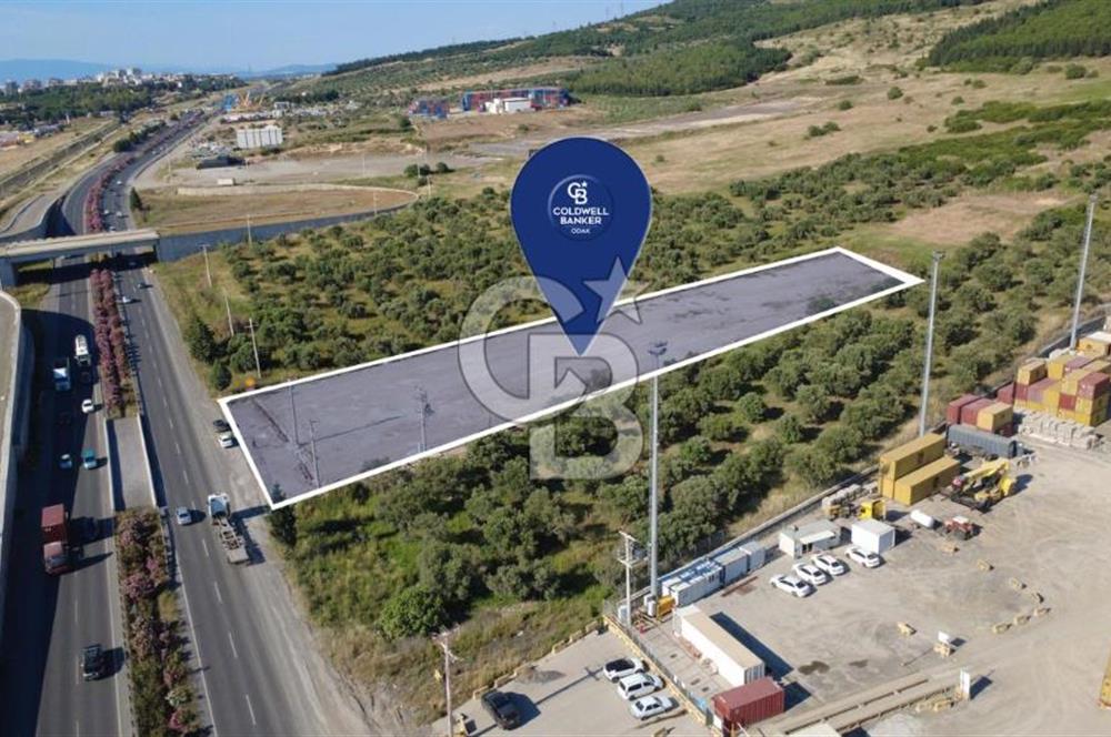 ALİAĞA SAMURLU MAH.SATILIK 10.000 M² DEPO İMARLI ARAZİ