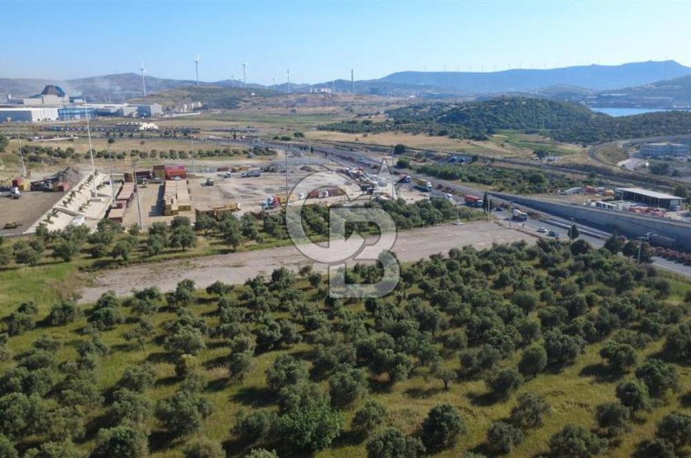 ALİAĞA SAMURLU MAH.SATILIK 10.000 M² DEPO İMARLI ARAZİ