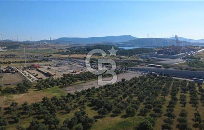 ALİAĞA SAMURLU MAH.SATILIK 10.000 M² DEPO İMARLI ARAZİ