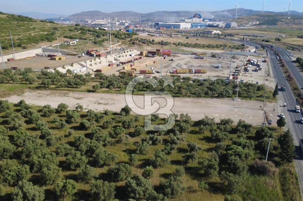 ALİAĞA SAMURLU MAH.SATILIK 10.000 M² DEPO İMARLI ARAZİ