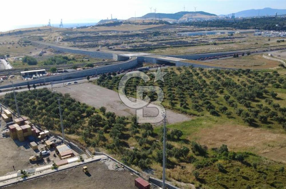 ALİAĞA SAMURLU MAH.SATILIK 10.000 M² DEPO İMARLI ARAZİ
