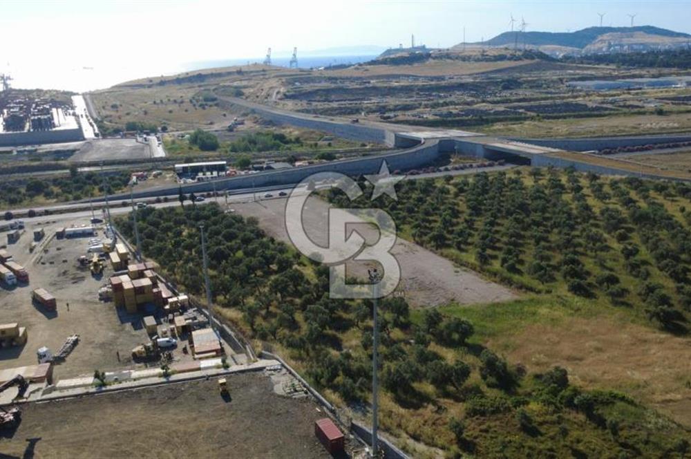 ALİAĞA SAMURLU MAH.SATILIK 10.000 M² DEPO İMARLI ARAZİ
