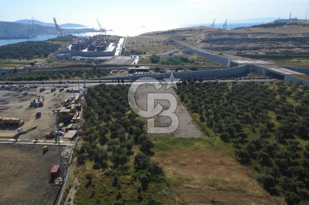 ALİAĞA SAMURLU MAH.SATILIK 10.000 M² DEPO İMARLI ARAZİ