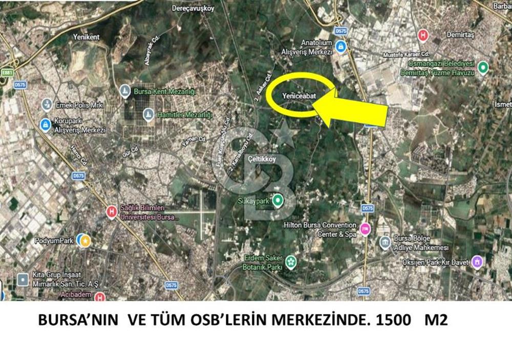 BURSA'NIN MERKEZİNDE HER TÜRLÜ PROJEYE UYGUN KİRALIK