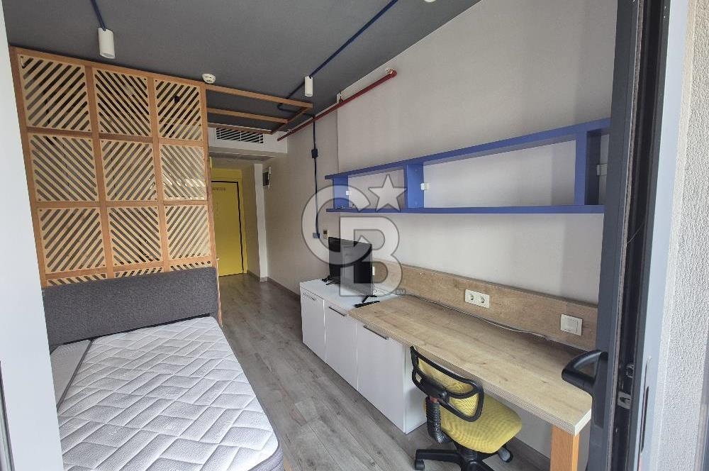 Coordinat Bornova Eşyalı Balkonlu Kiralık 1+0 Daire