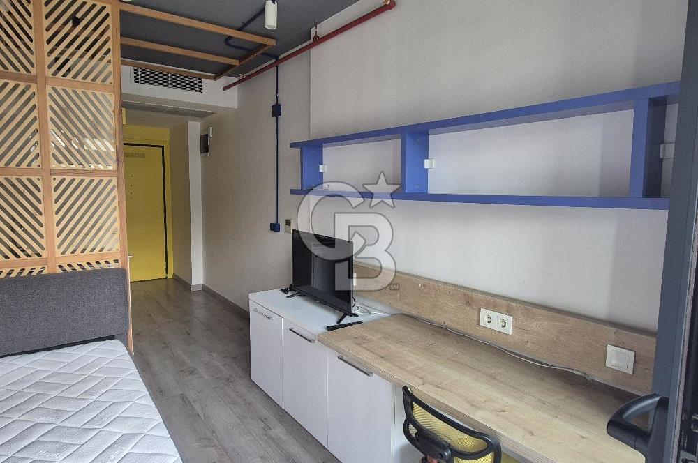 Coordinat Bornova Eşyalı Balkonlu Kiralık 1+0 Daire