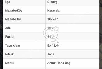 Sindirgi Karacalar'da Satilik 530.000 TL Yatirimlik Tarla - 3 - 370390
